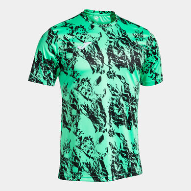 Maglia a manica corta uomo Lion verde nero