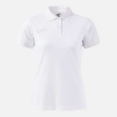 Polo shirt short-sleeve woman Bali III white