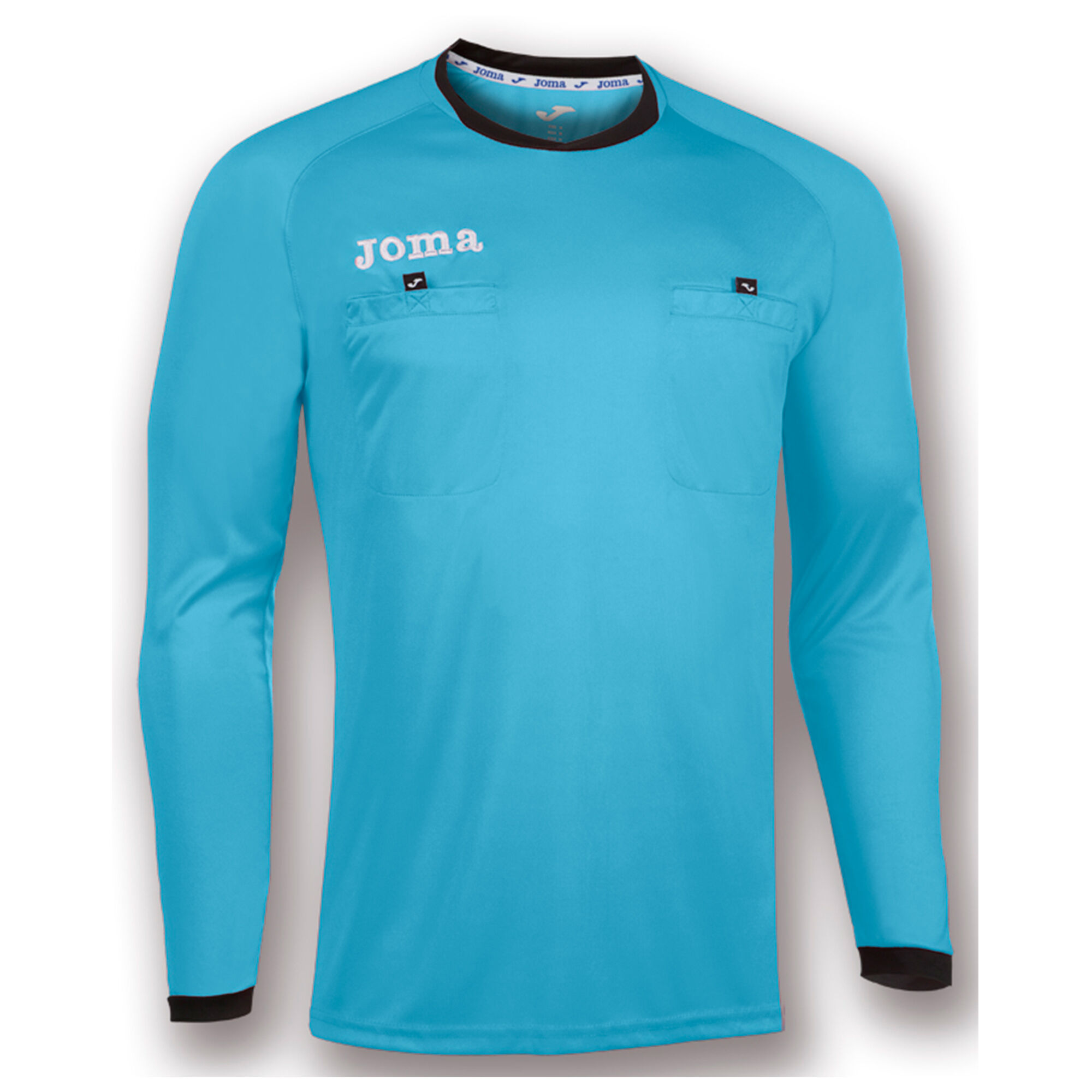 MAILLOT MANCHES LONGUES HOMME ÁRBITRO TURQUOISE FLUO