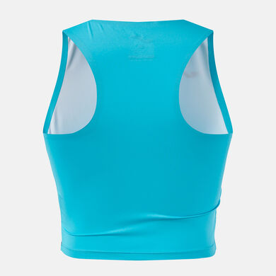 Top kobiety Picasho fluorescencyjny turkusowy ciemny granatowy