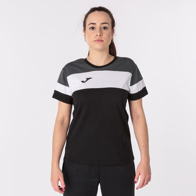 Shirt short sleeve woman Crew IV black dark gray white