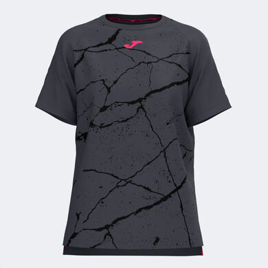 Maglia a manica corta donna R-Night antracite nero