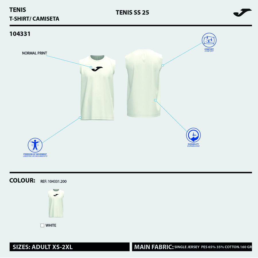 CAMISETA SIN MANGAS CHALLENGE