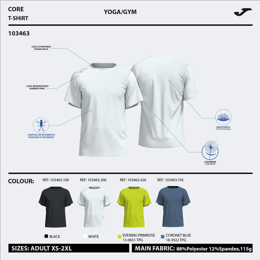 CAMISETA MANGA CORTA INDOOR GYM