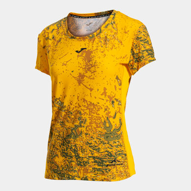 Kurzarmshirt frau Mystic orange