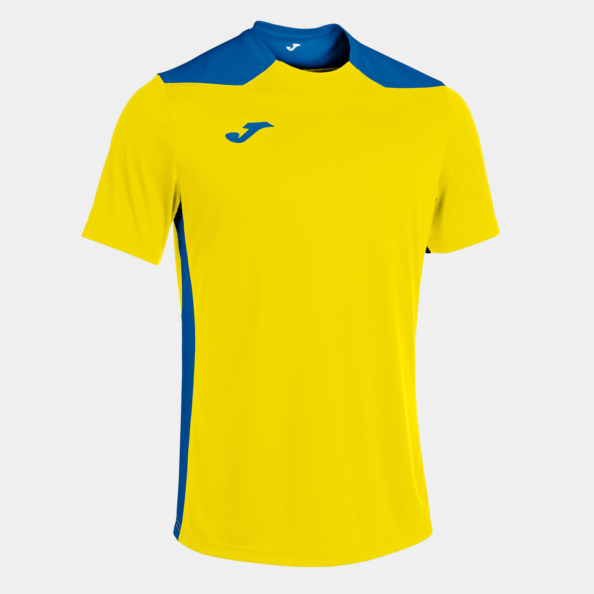 T-shirt manga curta homem Championship VI amarelo azul royal