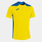 T-shirt manga curta homem Championship VI amarelo azul royal