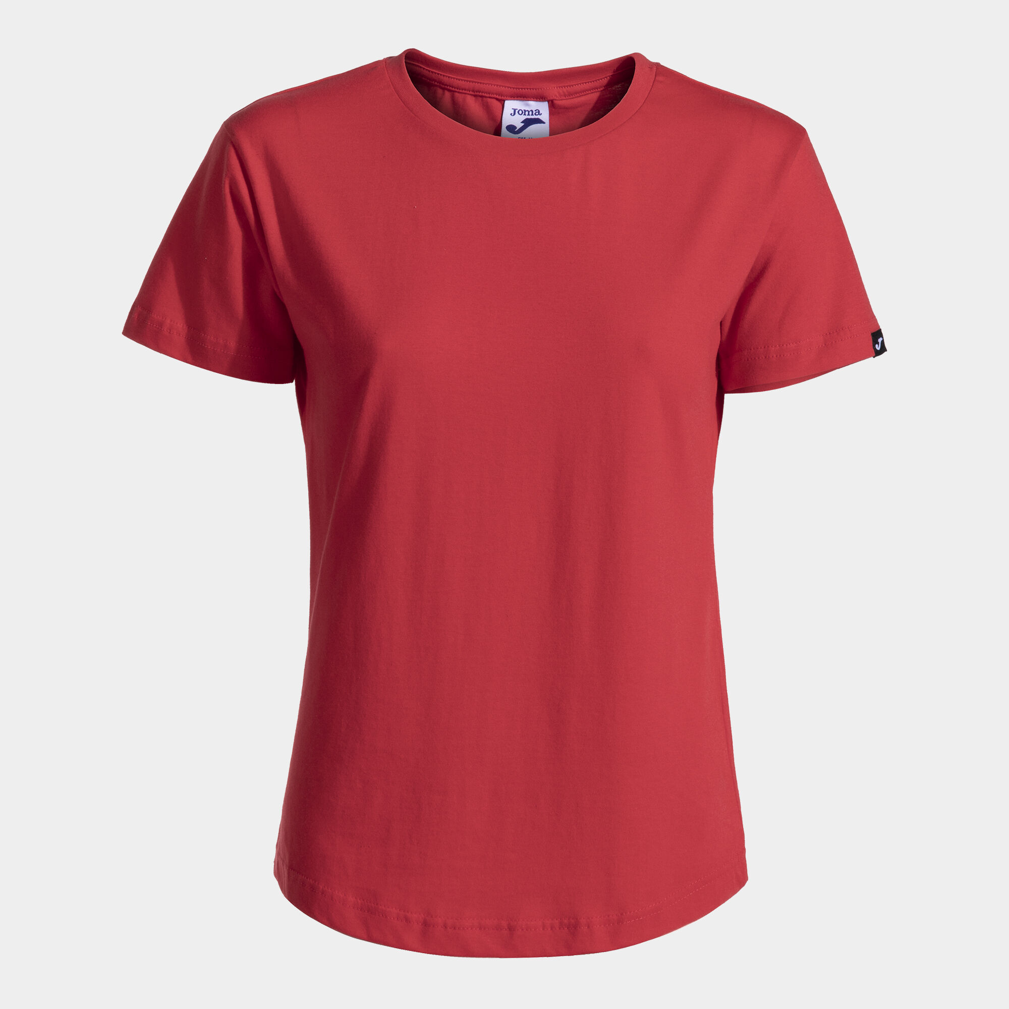 Camiseta roja manga corta mujer top