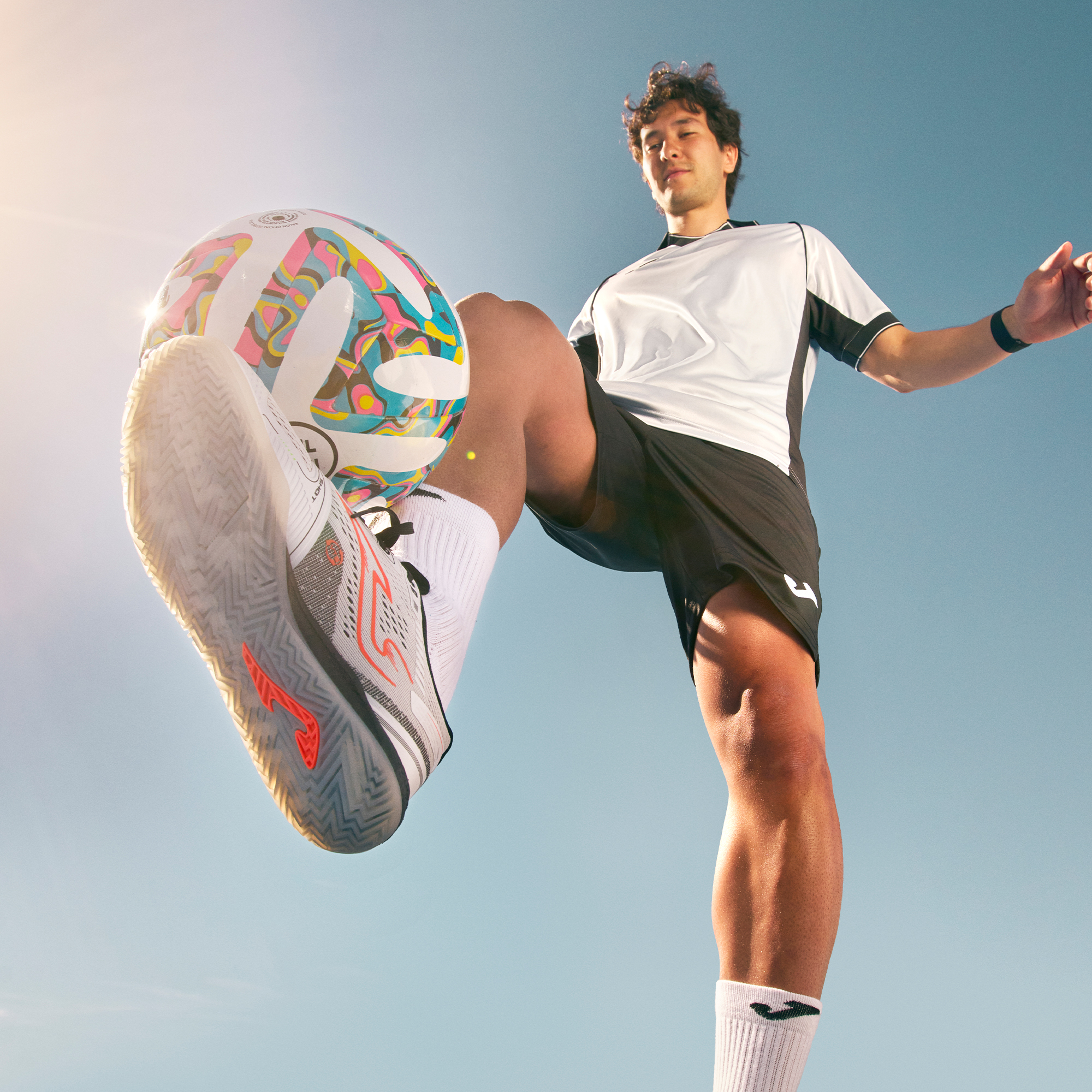 Futsal shoes Skilful 25 indoor white yellow | JOMA®