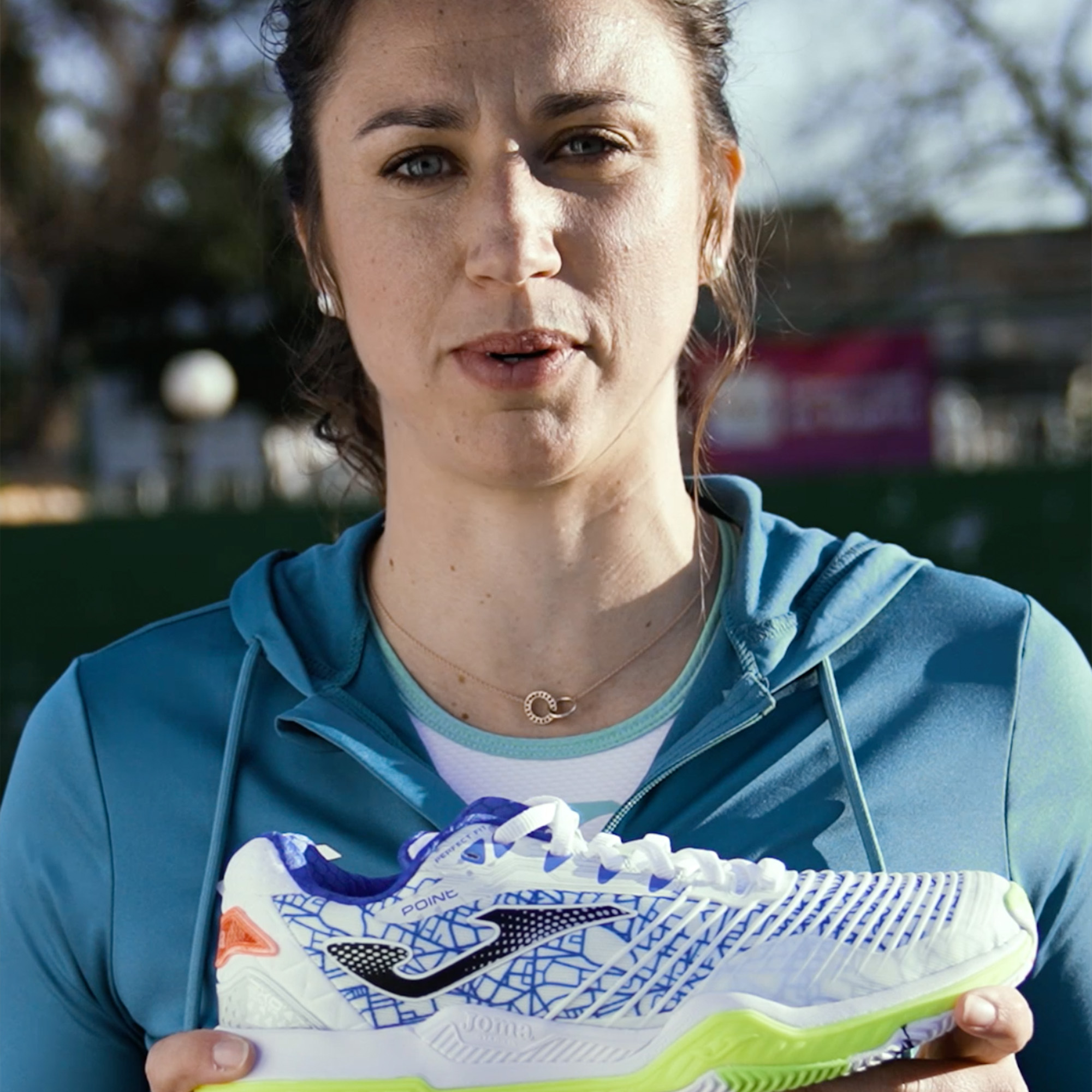 Shoes Point Lady 25 hard court woman white purple | JOMA®