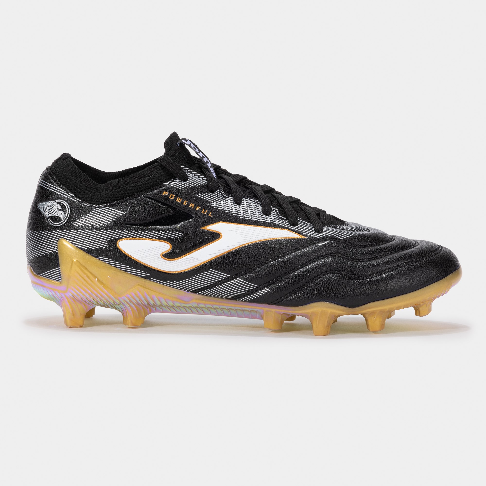 Joma JS USA - JOMA POWERFUL CUP 2418 GOLD BLACK FIRM GROUND -